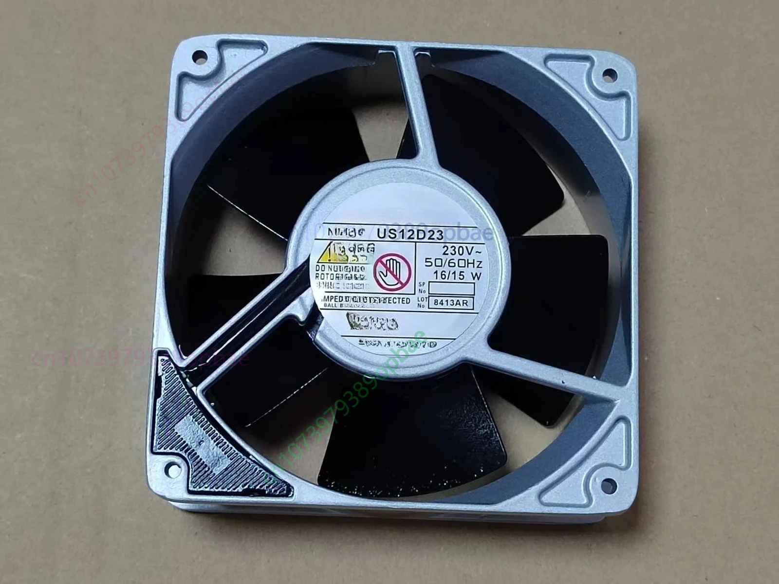 For STYLE FAN US12D23 12038 230V 16/15W aluminum cooling fan