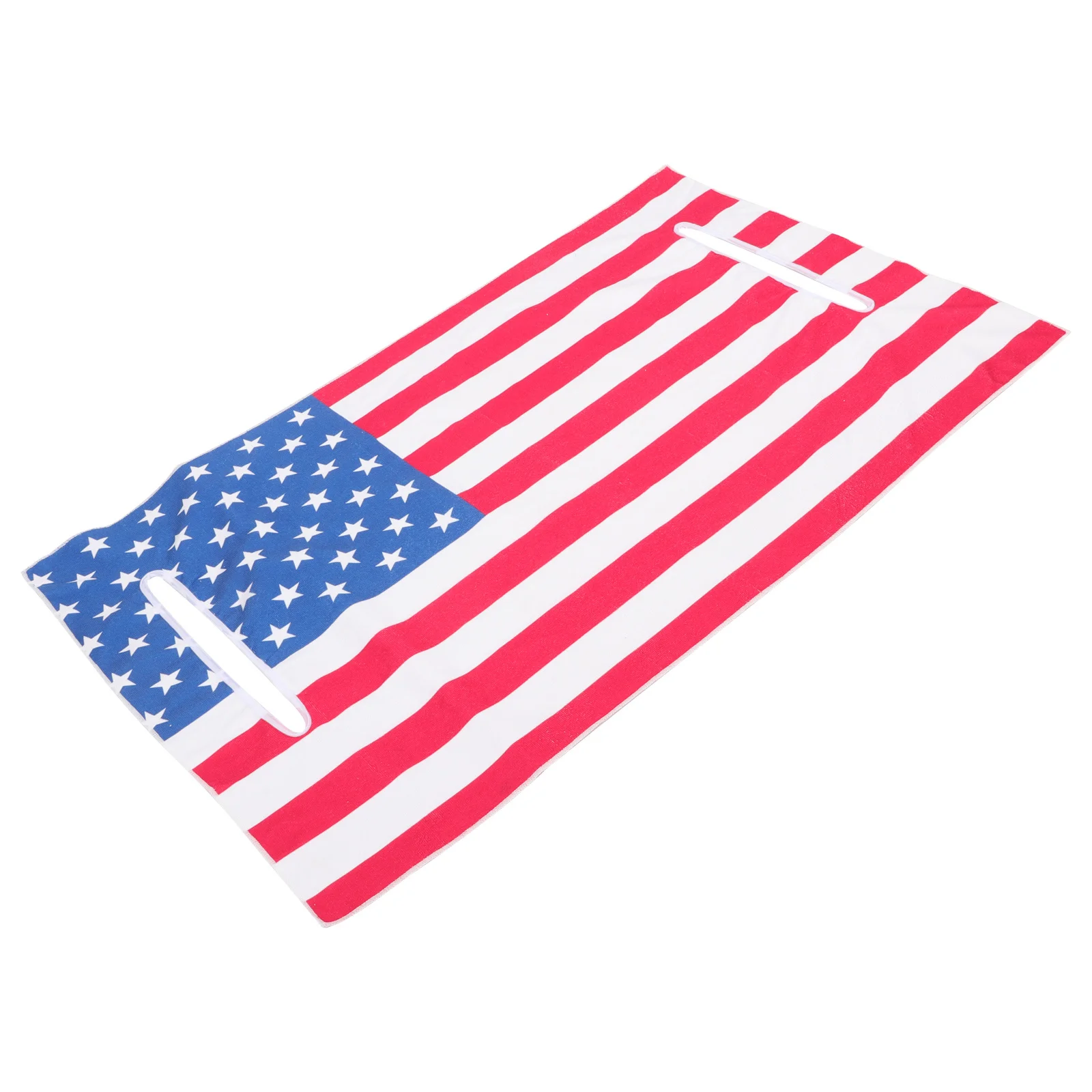 

Golf Cart Seat Blanket Soft Washable Fabric Comfortable For Two Passengers National Flag Design Durable Seat Cover For