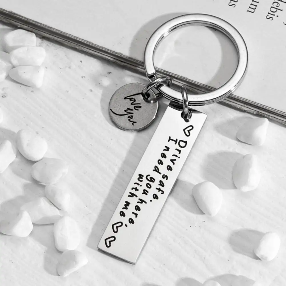 Steel Key Chain Drive Safe Fashion Design Birthday Chritsmas Father\'s Day Birthday Gifts Keychain