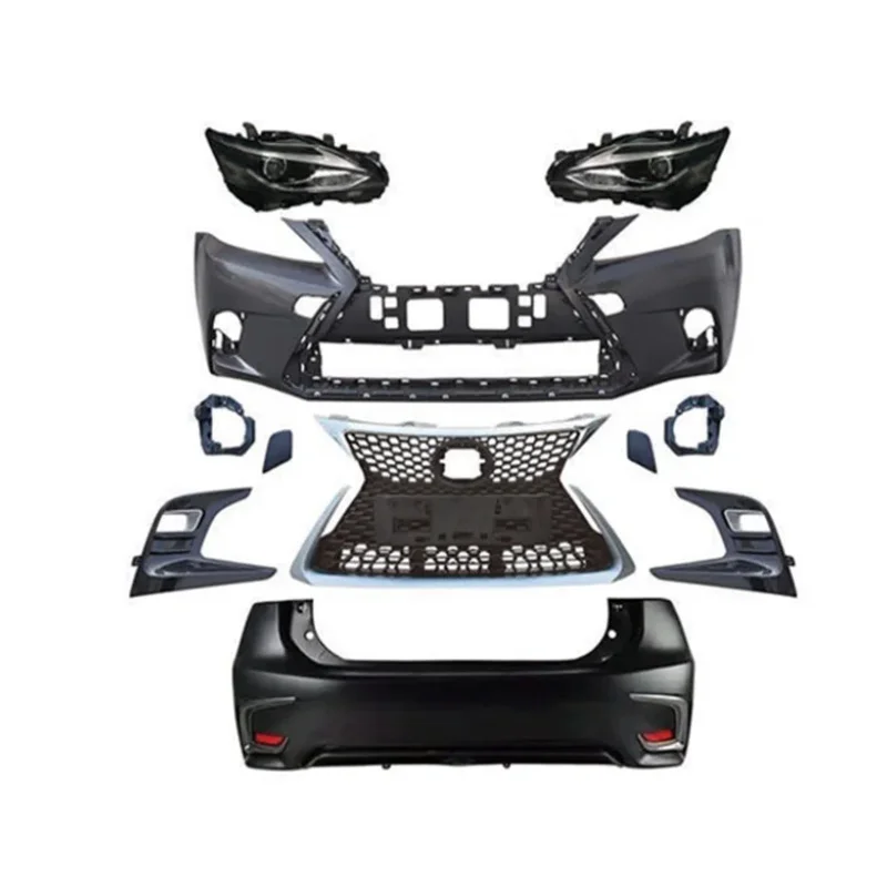 

Car Bodykit Upgrade Bumper Headlight Full Body Kit for CT200h 2021 Sport Package Compatible with Old and New Model