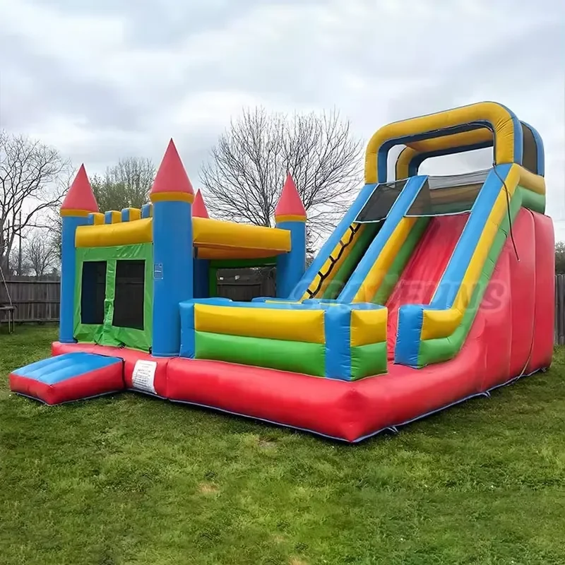 Outdoor Commercial Grade Bounce House Combo Adult Bouncy Jumping Castle Kids Party Inflatable Bouncer With Water Slide
