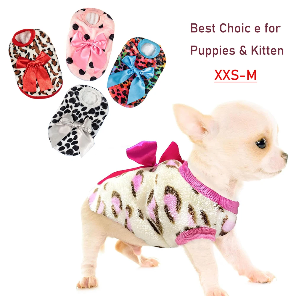 Chihuahua Coat Dog Sweater for Small Dogs Teacup Dog Clothes for Puppies Kitten Pet Puppy Cat Clothing Warm Winter Clothes