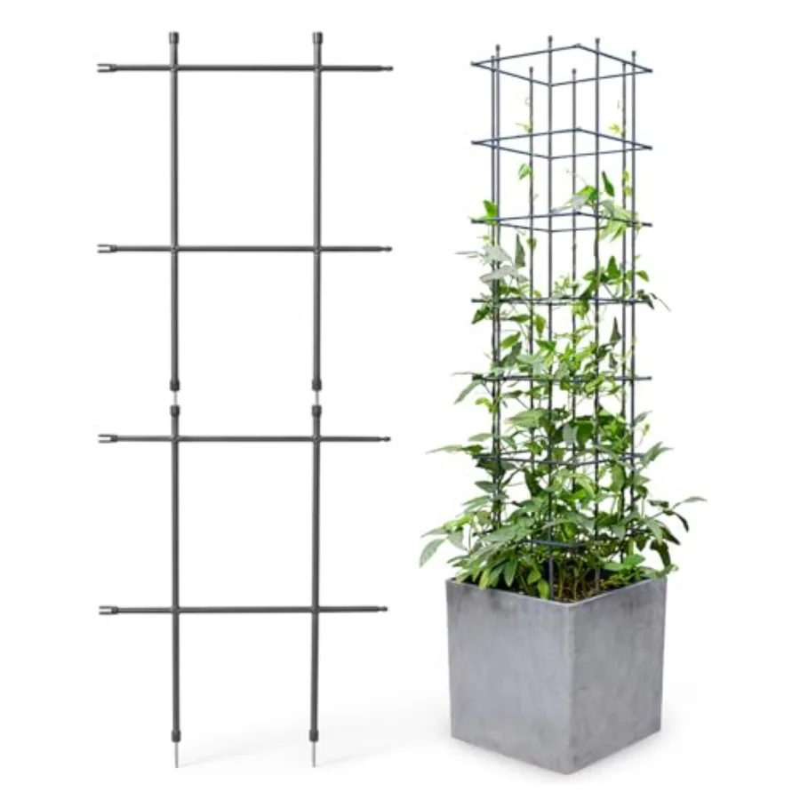 

Multi Link Trellis Plant Support Garden Trellis for Climbing Plants Outdoor Plant Supports for Indoor Plants Stackable Fence To