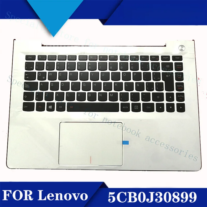 

A+ For Lenovo U31-70 500S-13 Shell Keyboard Touchpad White Backlit Latin 5CB0J30899