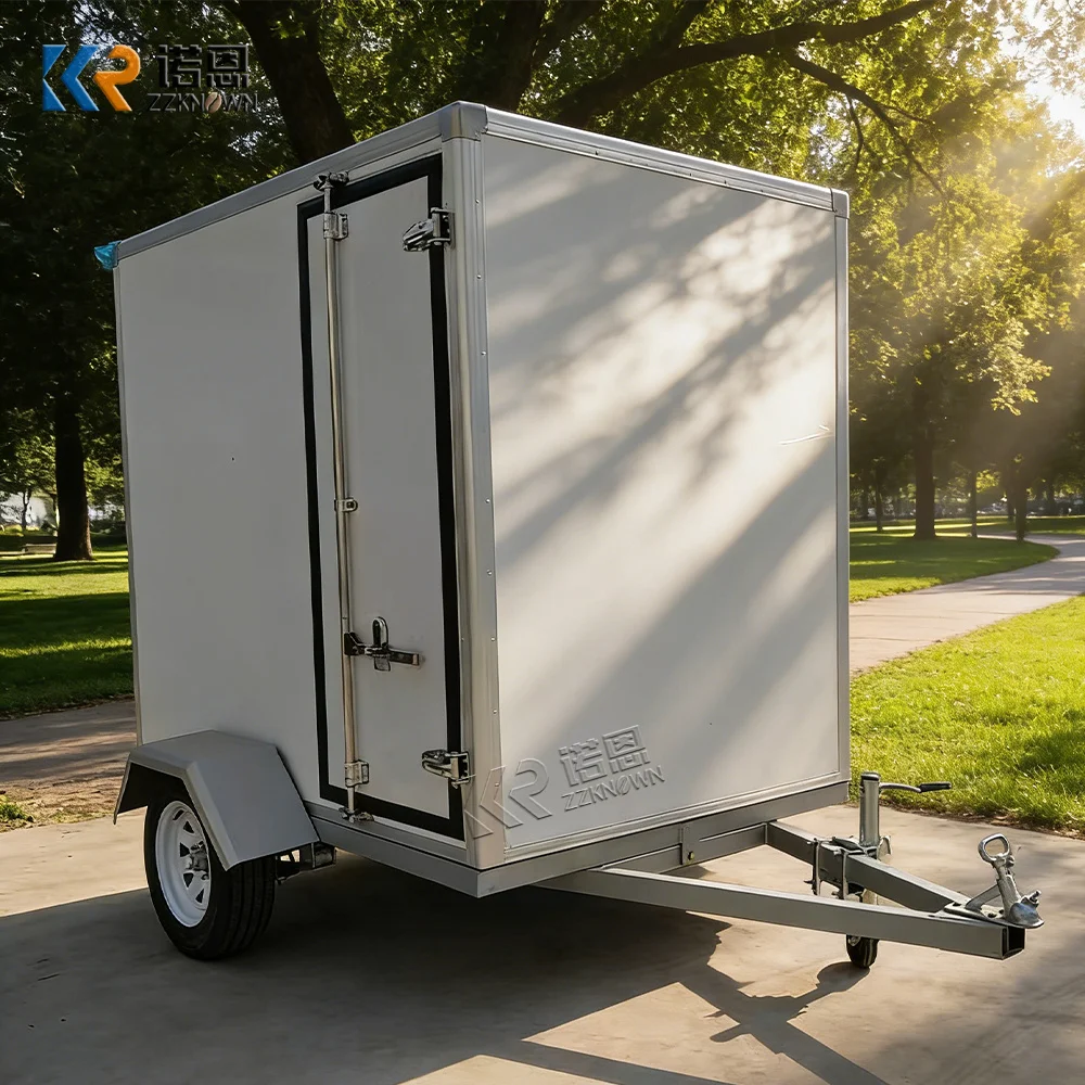 Large Capacity Refrigerated Trailer Durable Reefer Trailer High Efficiency Cold Chain Freezer Truck with temperature control