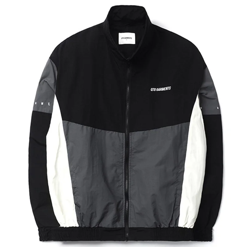 

Мужская демисезонная куртка-тренч: модная, брендовая, с контрастными вставками, ветрозащитная, с капюшоном, свободного кроя, для активного отдыха