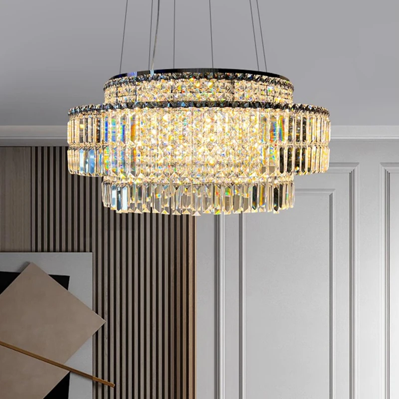 

home decorationPendant lights, luxury crystal living room chandelier, dining room Pendant lamp, ceiling light, indoor lighting