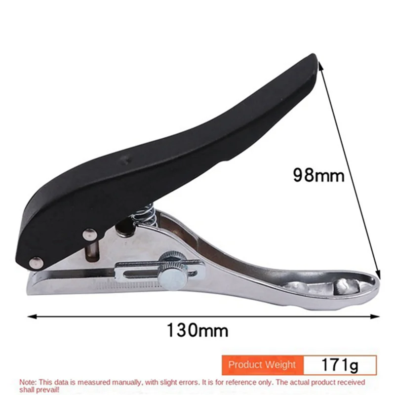 AC88-4Pcs Woodworking Tool Plier Card Hole Punch Set Paper Screw Cover With Countersink Drill 3.2Mm Adjustable Position