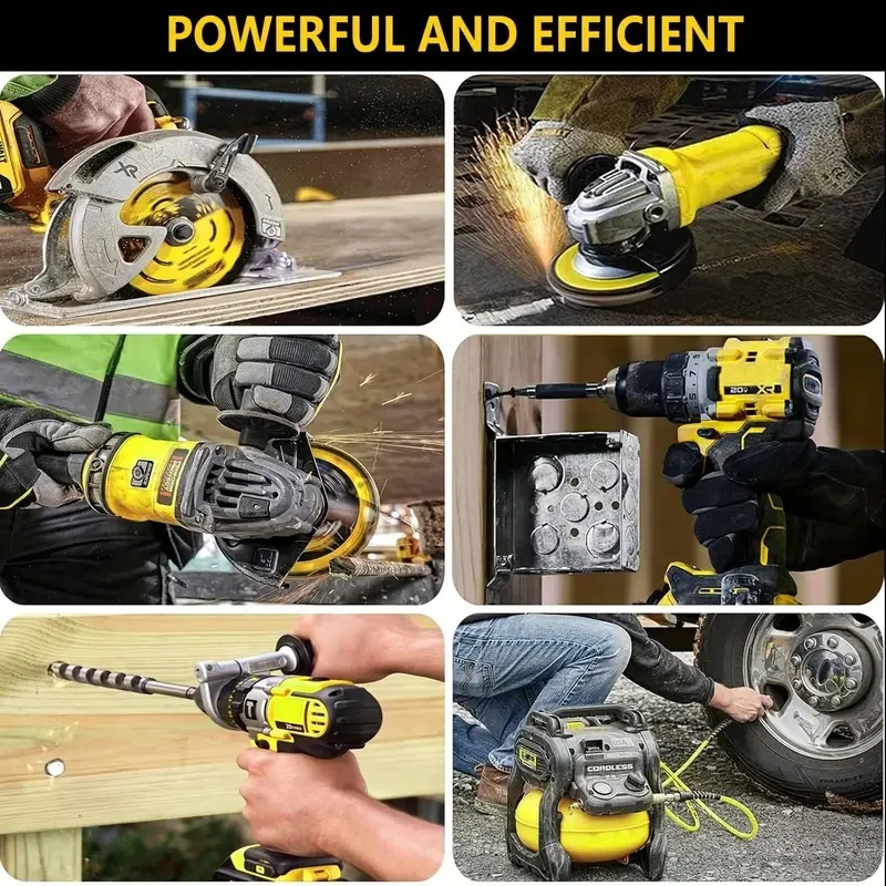 DCB205 20V 8.0Ah Lithium-ion Battery Replacement Battery For Dewalt 18V DCB609 DCF850 DCD805 For Flexvolt Tools