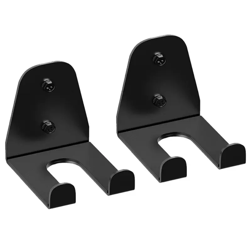 2PCS Barbell Hanger,Double Hook Garage Gym Bar Wall Rack,Vertical Barbell Mount Rack,Commercial Or Home Gym Accessory-A25R