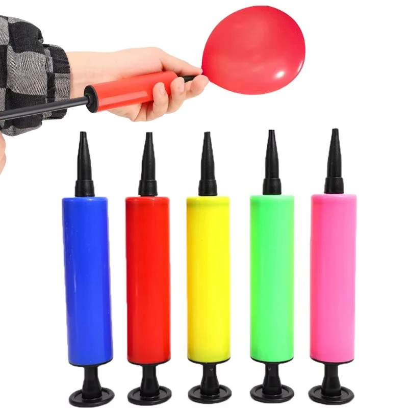1/2/3 stücke Ballon Pumpe Ballon Inflator Zubehör Hand Push Luftpumpe Hochzeit Valentinstag Geburtstag Party Dekoration Werkzeuge TMZ – Detail 12