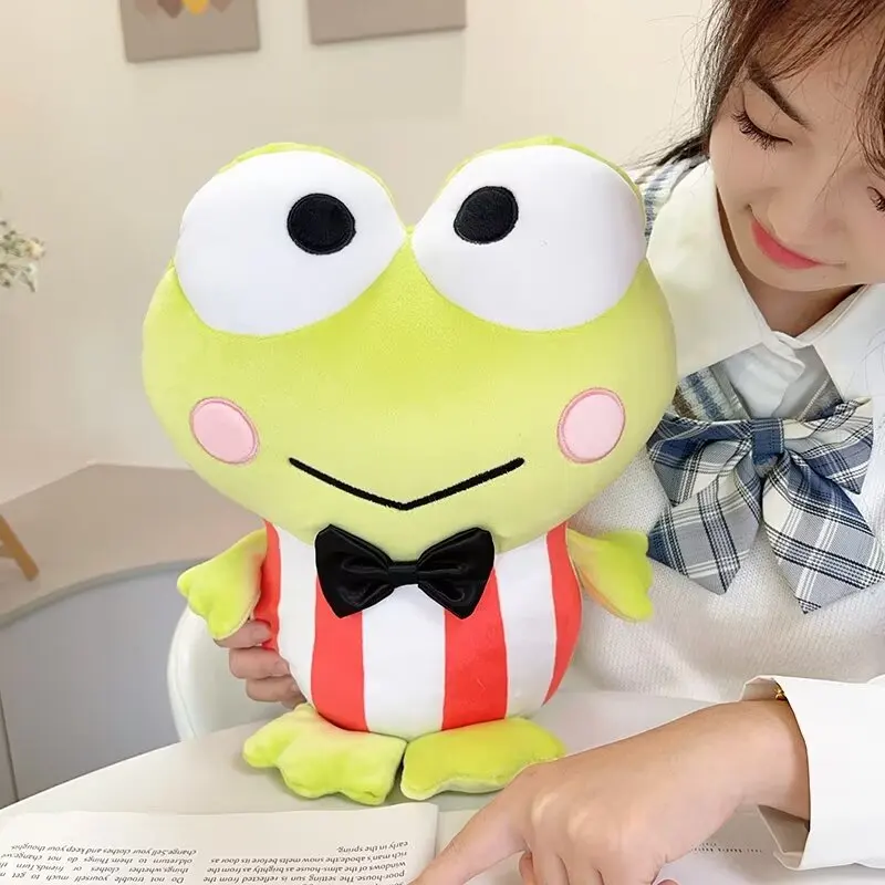 Sanrio Plush Anime Kero Kero Keroppi Plush Pillow Kero Kero Keroppi Stuffed Cushion Room Decor Gifts For Girl