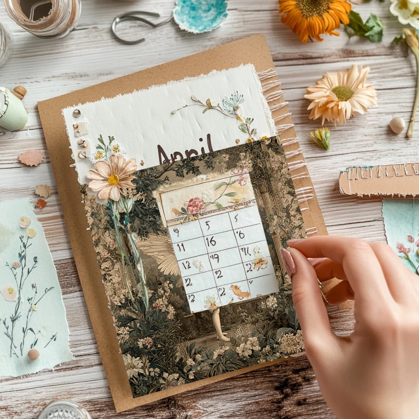 ورق قصاصات مقاس 6 × 6 بوصات (36 ورقة): مشاهد ألوان مائية لواحة الصحراء لسكرابوكينغ وكتب أوريغامي وبوهو الذاكرة