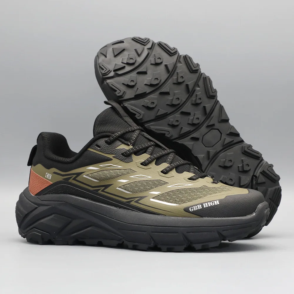 Men's Outdoor Casual Sports Shoes Comfortable Breathable Waterproof Sneakers Lightweight Hiking Mountain Climbing Shoes