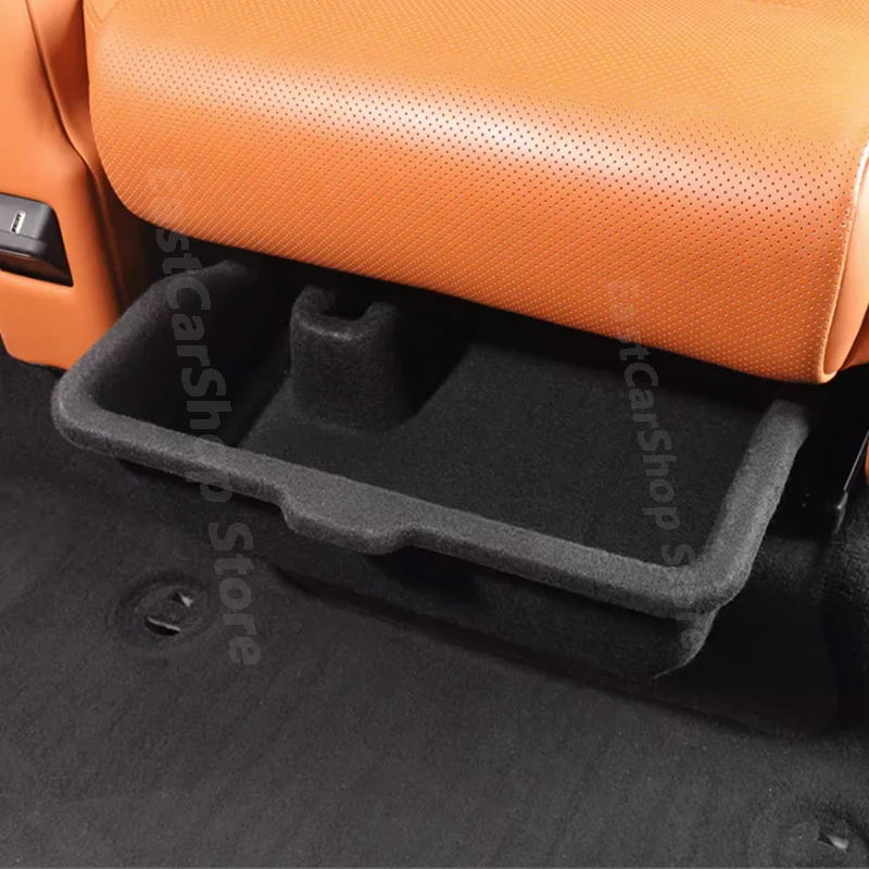 

For LEADING IDEAL LiXiang L8 L9 2023 Car Under-seat Storage Box Two-row Storage Box Protection Auto Accessories Cover