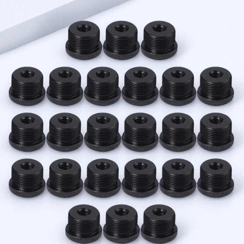 

30pcs Microphone Stand Adapter 3/8 Female To 5/8 Male Thread Converter For Mic Tripod Mount Screw Adapter Replacement Part