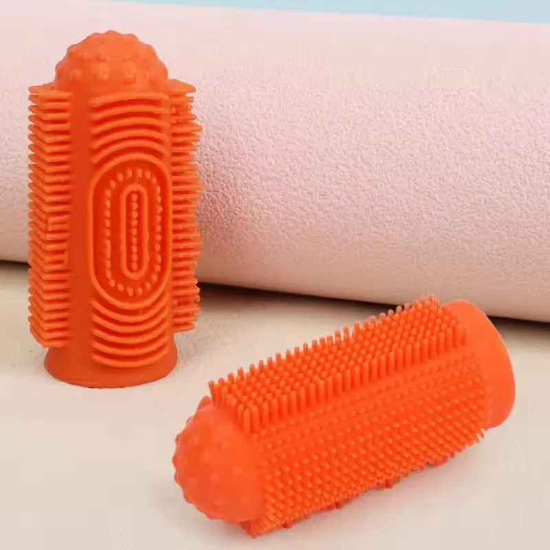 

Dog Toothbrush 2pc Dog Teeth Cleaning Soft Hair Puppy Tooth Brush Silicone Dogs Toothbrush 2pcs Set Dogs Mouth Cleaning Brushes