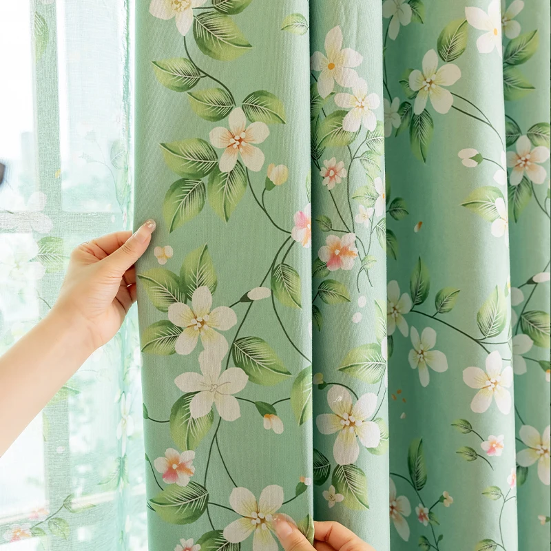100% Blackout Printed Curtains 1 Panel with Grommet Top for Privacy and Sunlight Blockage Home Decor Curtains for Living Room view 4