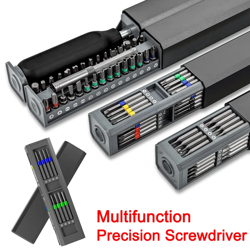 

Набор отверток 8/30/40/44 в 1, магнитные отвертки, набор шестигранных отверток Torx, прецизионный набор инструментов для ремонта телефона, ПК, ручной инструмент