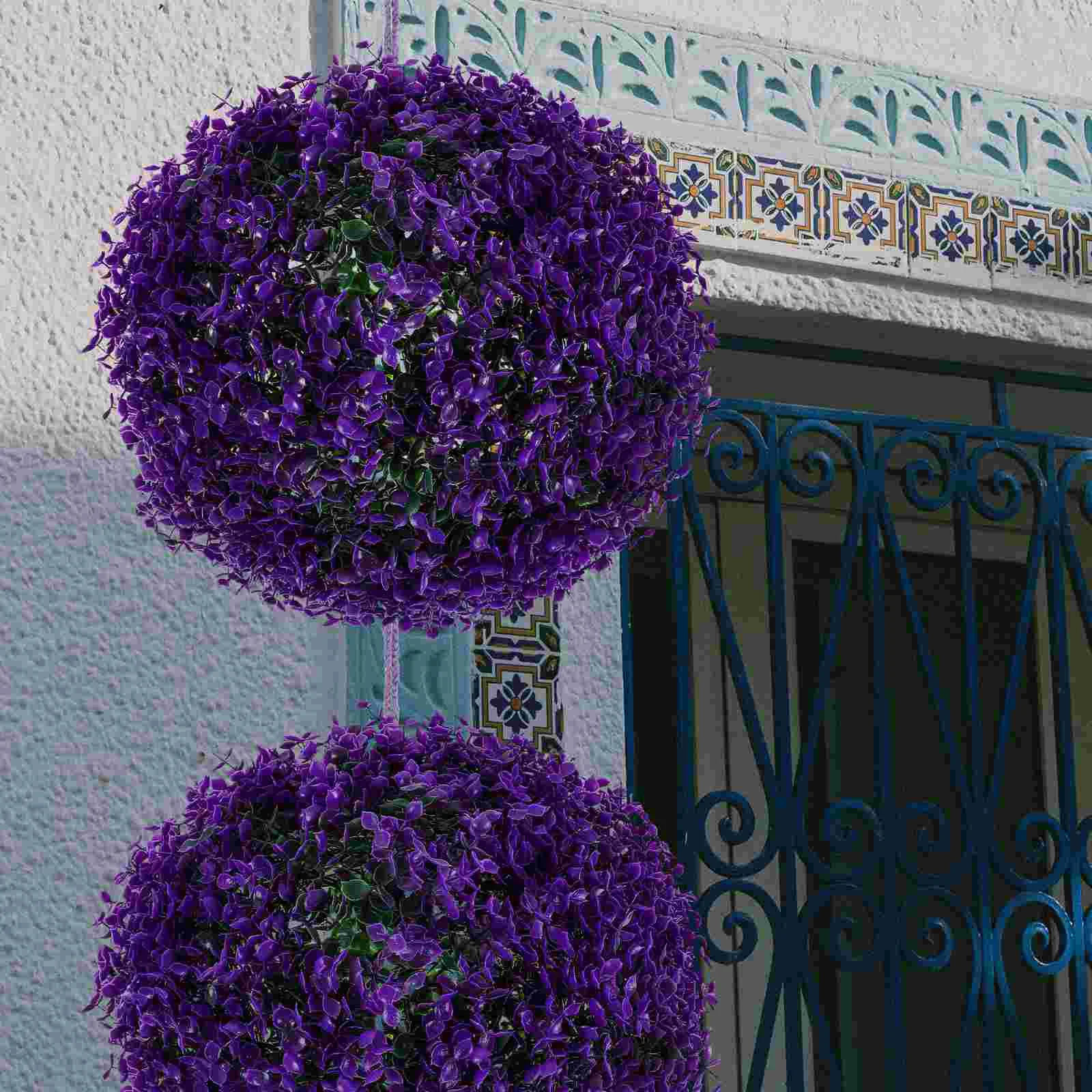 

Spheres Eucalyptus Grass Ball Artificial Simulated Plant Topiary Balls Mother Plants Outdoor