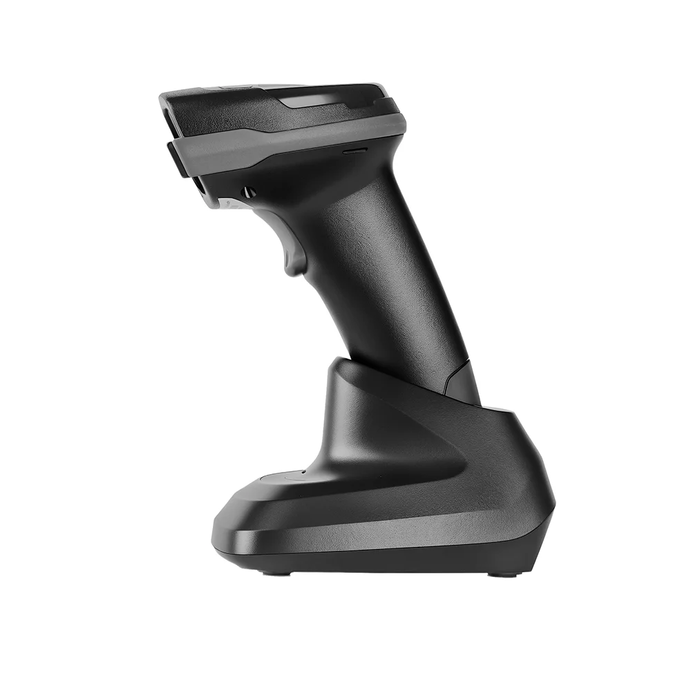

2025 New Arrival 2D QR Code Aggressive Performance Handheld Barcode Scanner 2.4G RF for Bluetooth USB Charging Cradle Stock