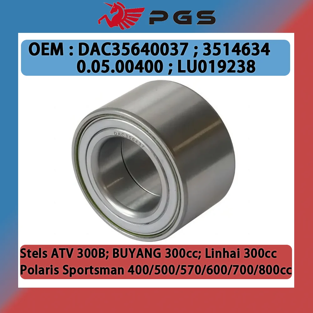 PGS Front Shock Absorber Bearing For Stels ATV 300B Linhai Buyang Feishen 300 0.05.00400 DAC35640037 LU019238 Polaris Sportsman