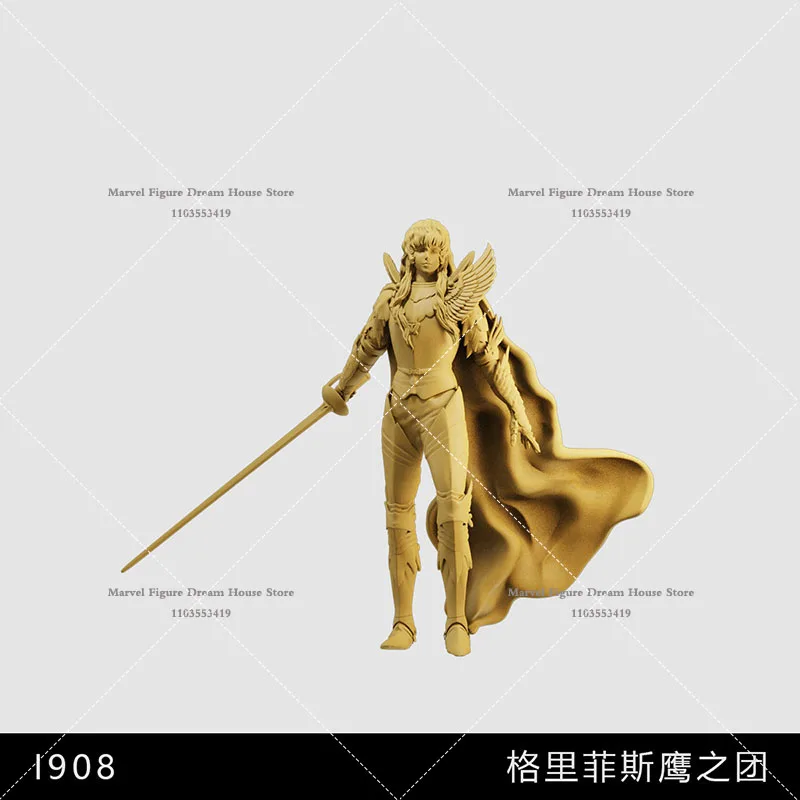 1/64 1/43 ملحقات دمية مشهد مصغر نموذج أبيض غير معطر غريفيث فريق النسر الجديد شيطان الملك شخصية طباعة ثلاثية الأبعاد صغيرة