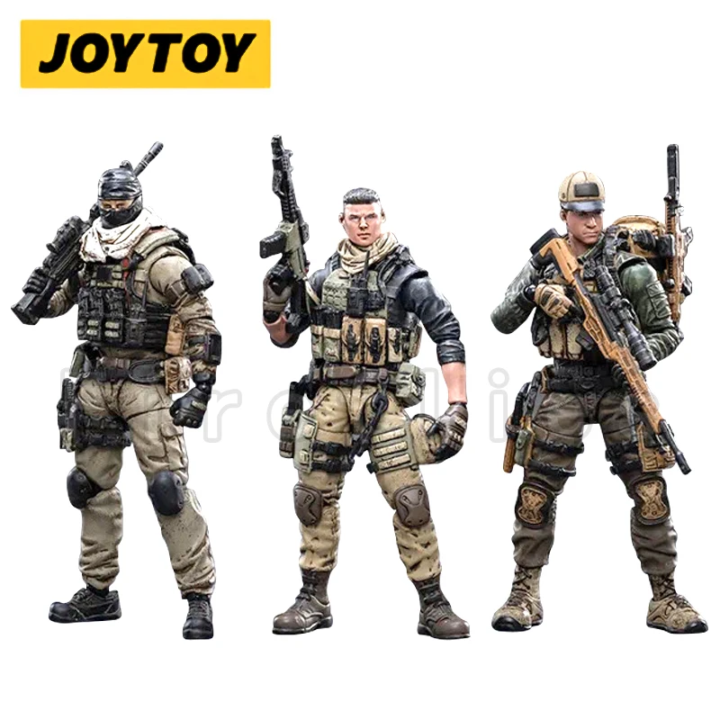 1/18 JOYTOY Action Figure (3 PÇS/SET) Freedom Militia Trio Anime Coleção Modelo Brinquedo