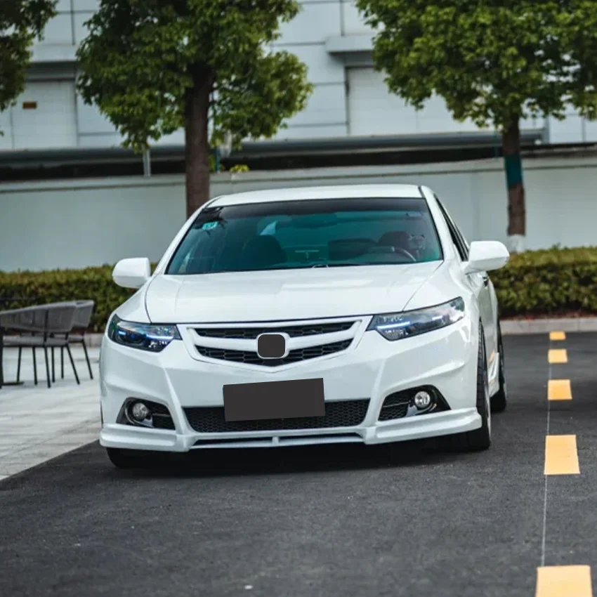 For Honda Accord/ACURA TSX Refit Modulo 2008-2012  Front Bumper Splitter Diffuser Spoiler ABS Plastic Body Kit Accessories