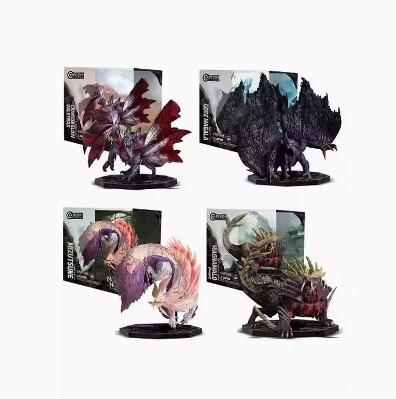 Unmovable Monster Hunter Cube Модель Fire Thunder Wolf L φe Yin Tianhui Black Erosion Resent Tiger Dragon Фигурка В наличии