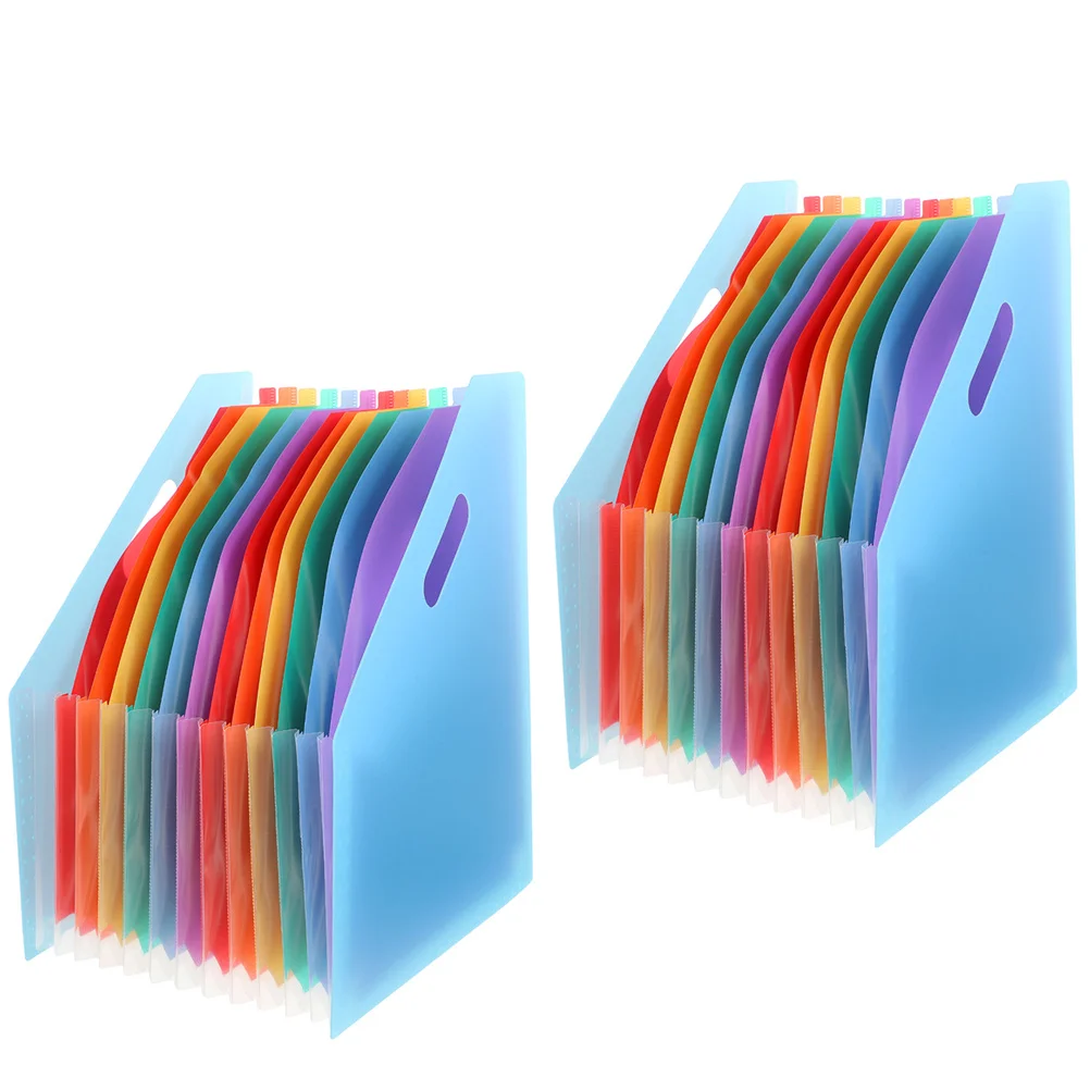 2 шт. папка для файлов, аккордеон, расширяемый органайзер для документов, стоячий держатель для файлов для квитанций, купюр, бумаги, пластиковый чехол для купюр