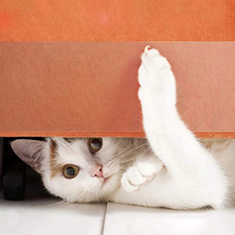 

Sofa Anti Scratch Protector Cat Scratch Deterrent Tape Strong Adhesive Furniture Sticker Simple Use Pet Supplies Size S