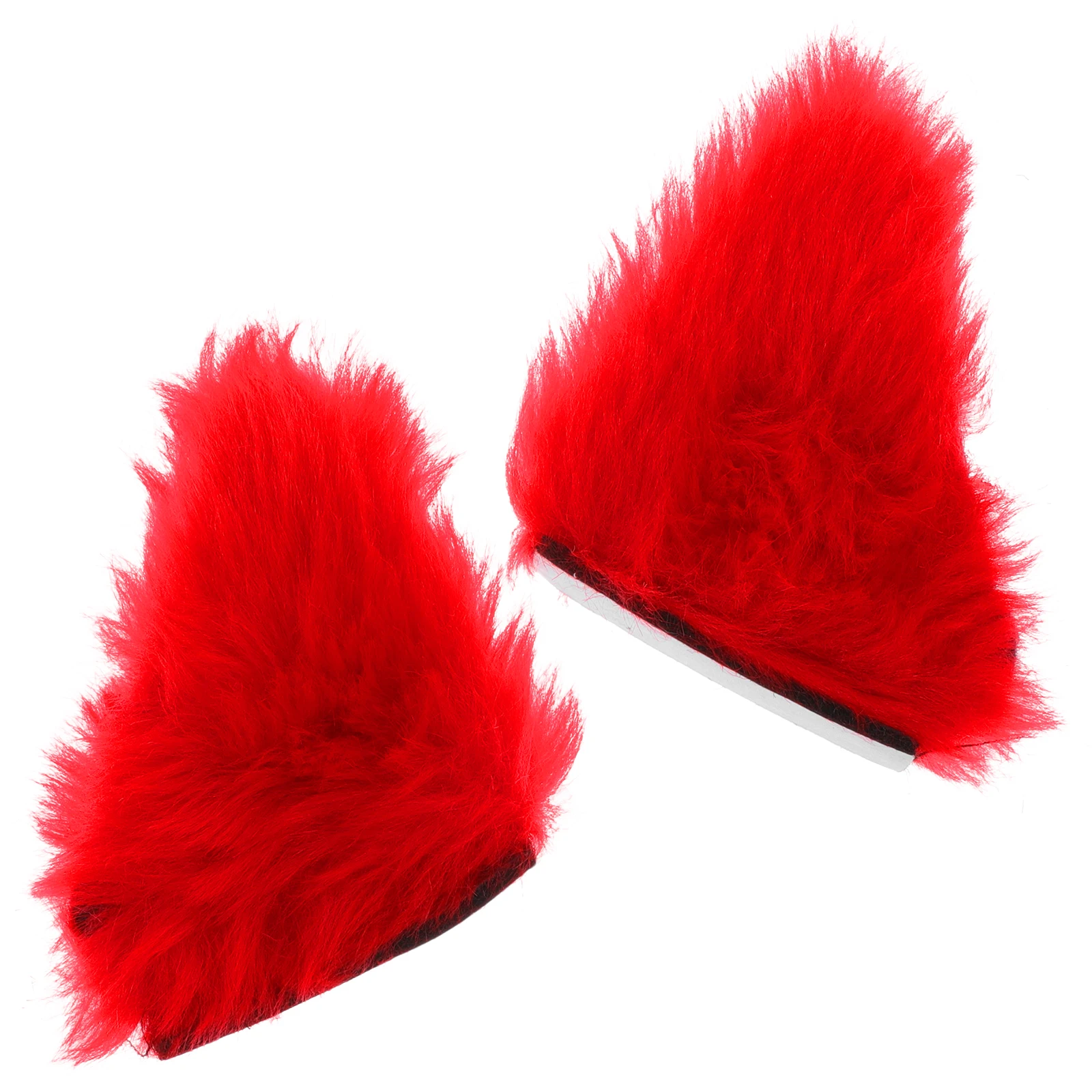 

1 Pair Cat Accessory Universal Motorcycle Decoration Ears For Scooter Cycling Cosplay Costume Red Panda Fox Ears