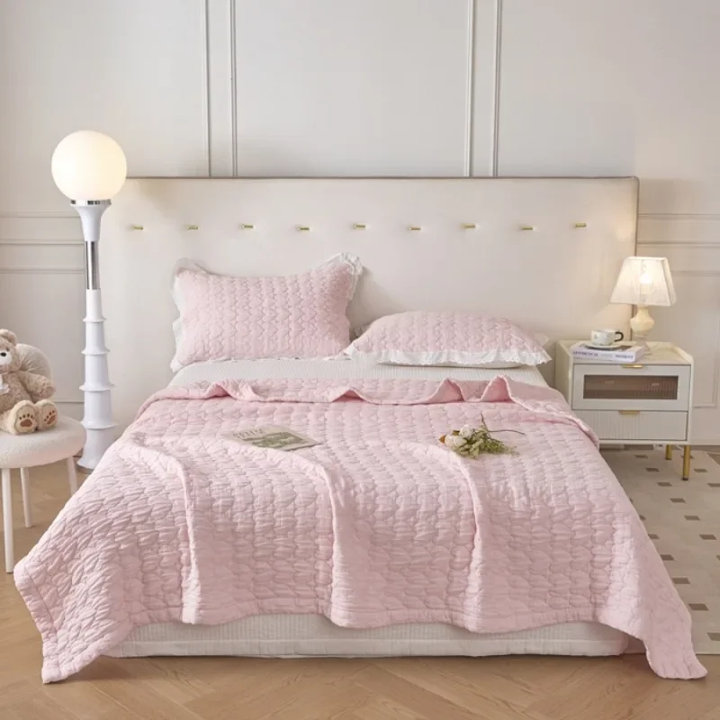 new cotton 80 Qin oxygen gauze Xia Liang quilt air conditioner quilt towel quilt comfortable and breathable