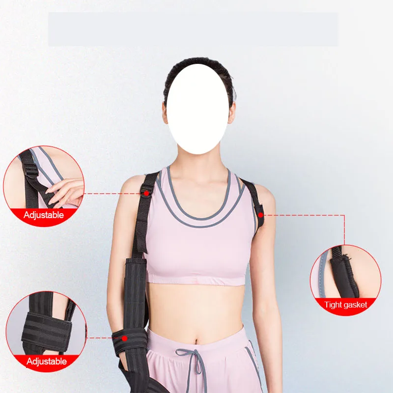 1Pcs Adjustable Shoulder Brace & Support Arm Sling For Stroke Hemiplegia Subluxation Dislocation Recovery Rehabilitation