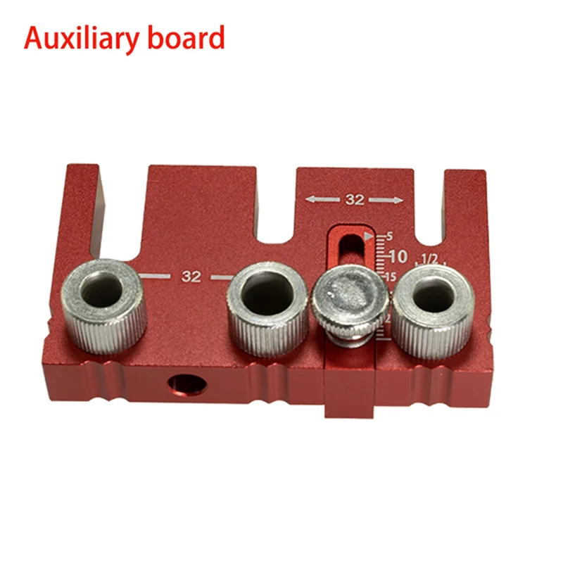 

A70P Woodworking Dowelling Jig Kit Adjustable 3 In 1 Wood Drilling Guide Puncher Locator Wood Hole Opener Carpentry DIY Tools Du