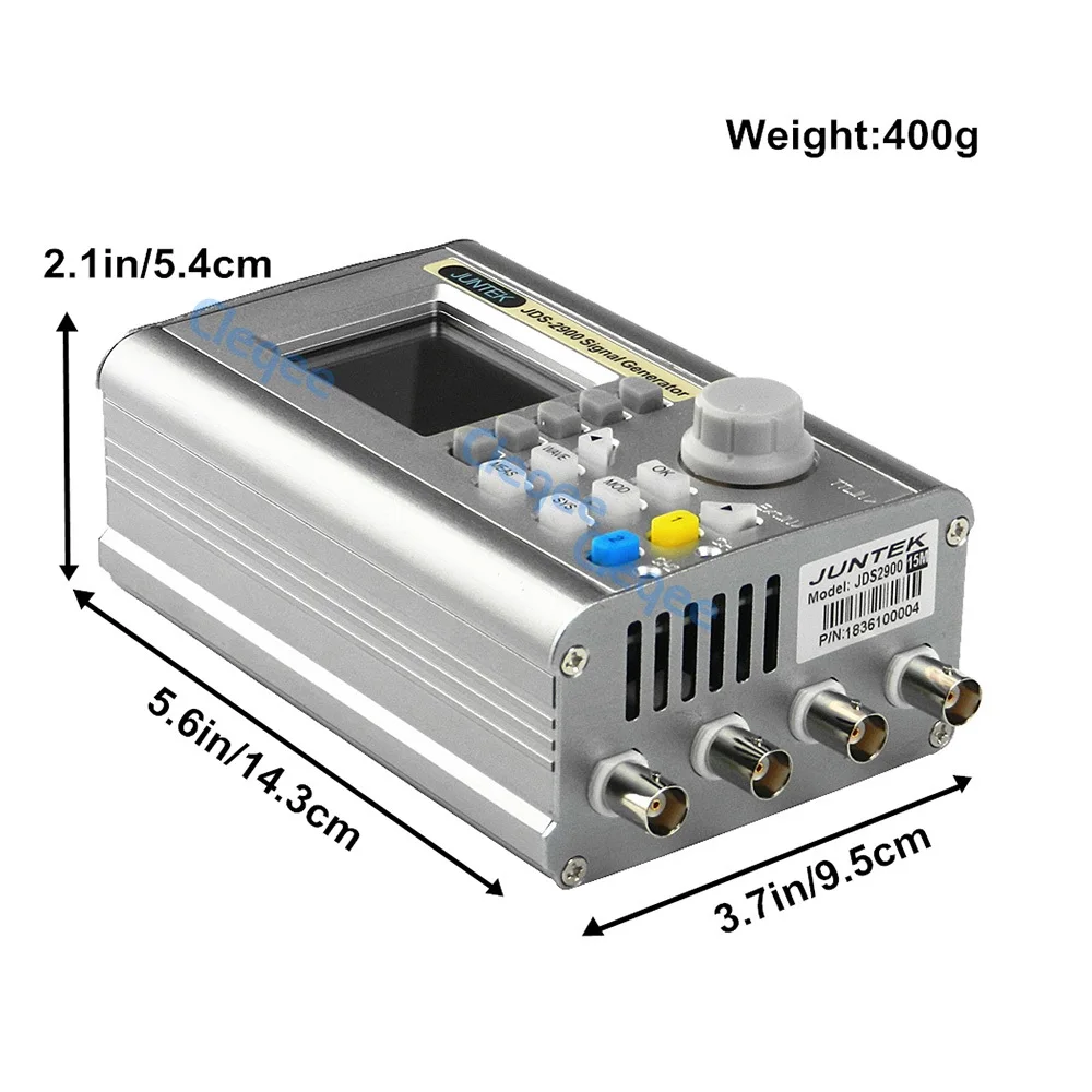 JDS2900 60MHz Digital Control Dual Channel DDS Function Arbitrary Waveform Signal Generator Sweep Counter Frequency Meter