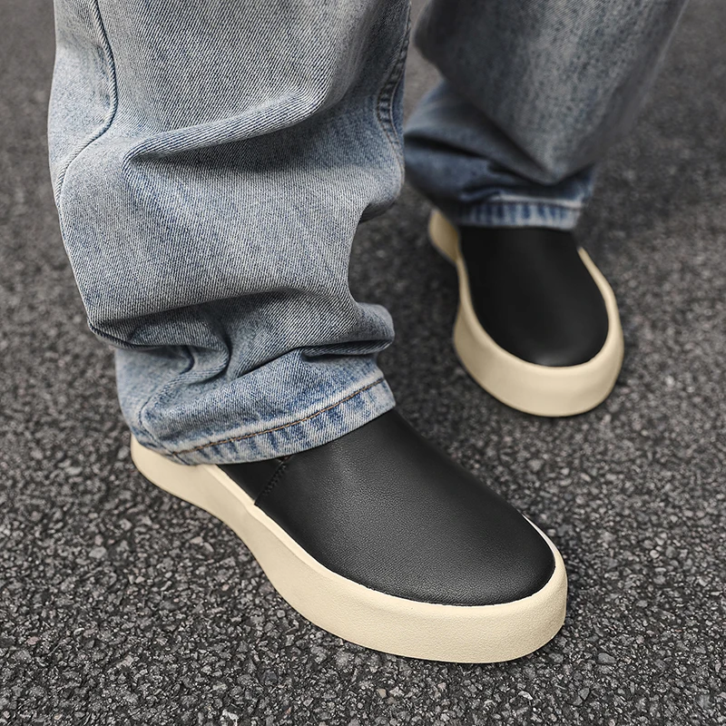 

Мужская прогулочная обувь: повседневная, ретро, нишевый стиль, качественная, сезонная, персонализированная, уличная трендовая вулканизированная обувь на плоской подошве