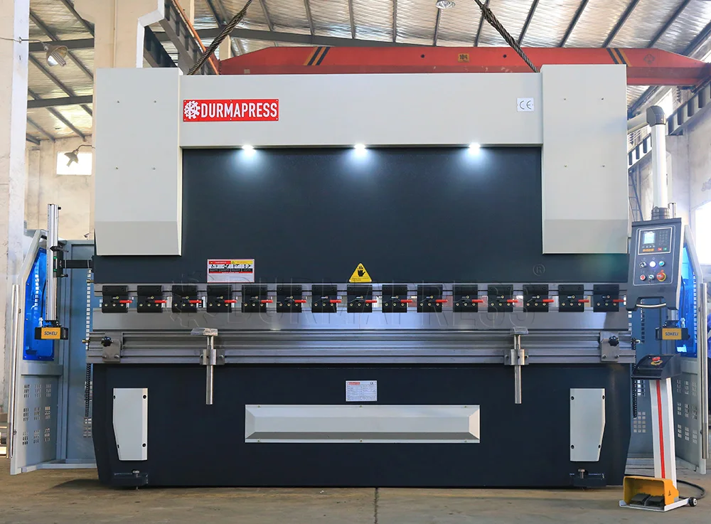 เครื่องดัด Wc67y ด้วยการกดเบรกด้วยการกด CNC ด้วยเครื่อง CNC 3200 160ตัน/