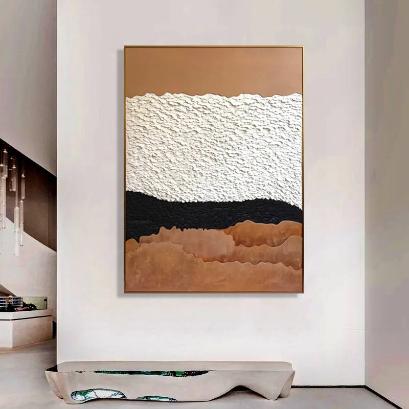 Hall Entrance Restaurant Corridor Orange Abstract Three-dimensional Handmade Physical Decoration