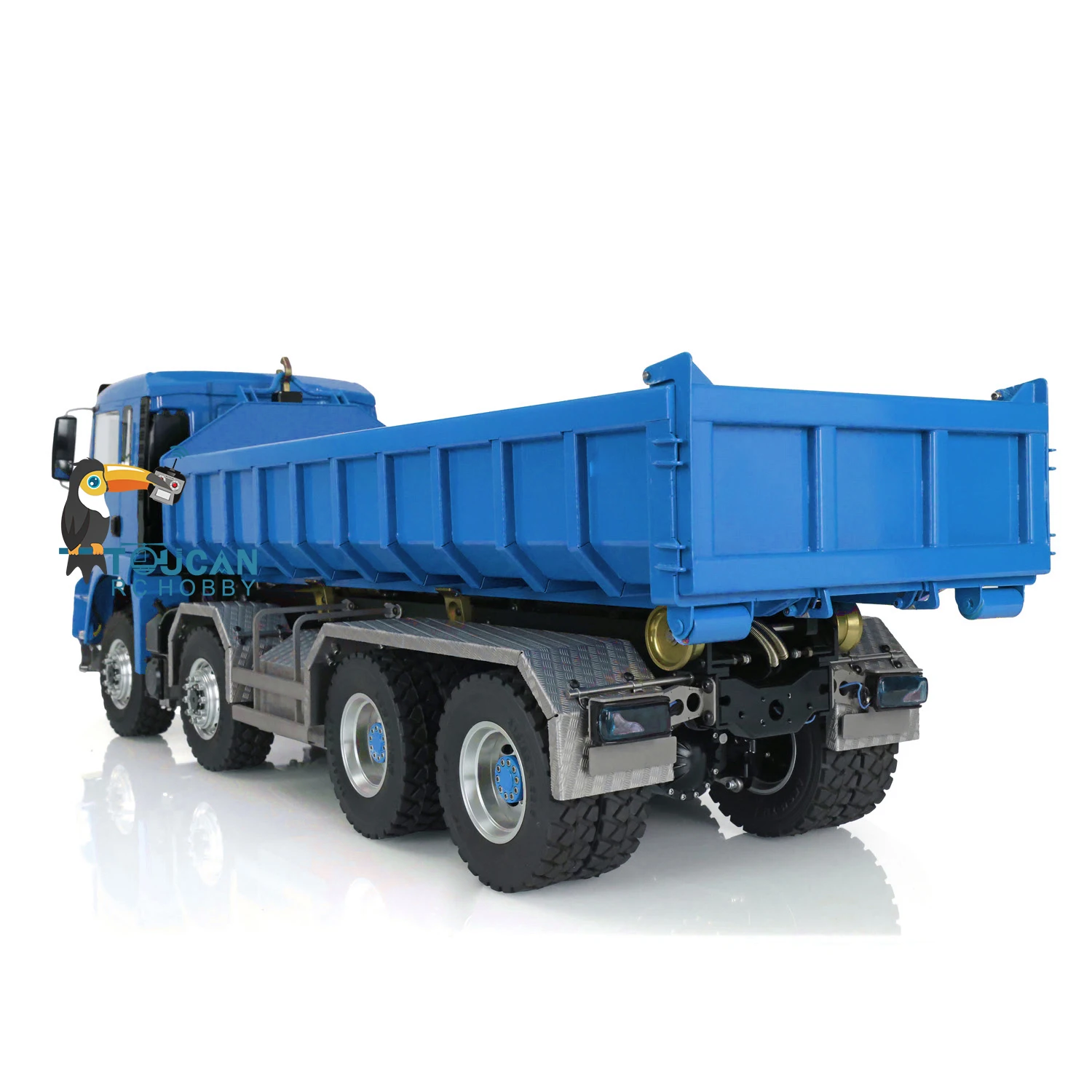 1/14 LESU RC TGS 8*8 Dumper Truck Painted Hydraulic Lifting Roll On/Off Remote Control Servo Tipper THZH0478-SMT2