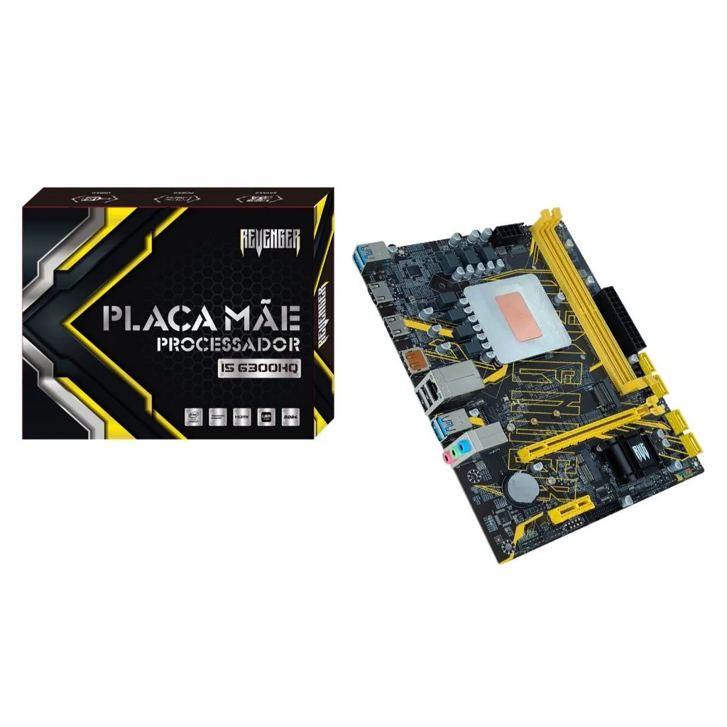 Placa Mãe Revenger I5 6300HQ DDR4 64gb HDMI Nvme