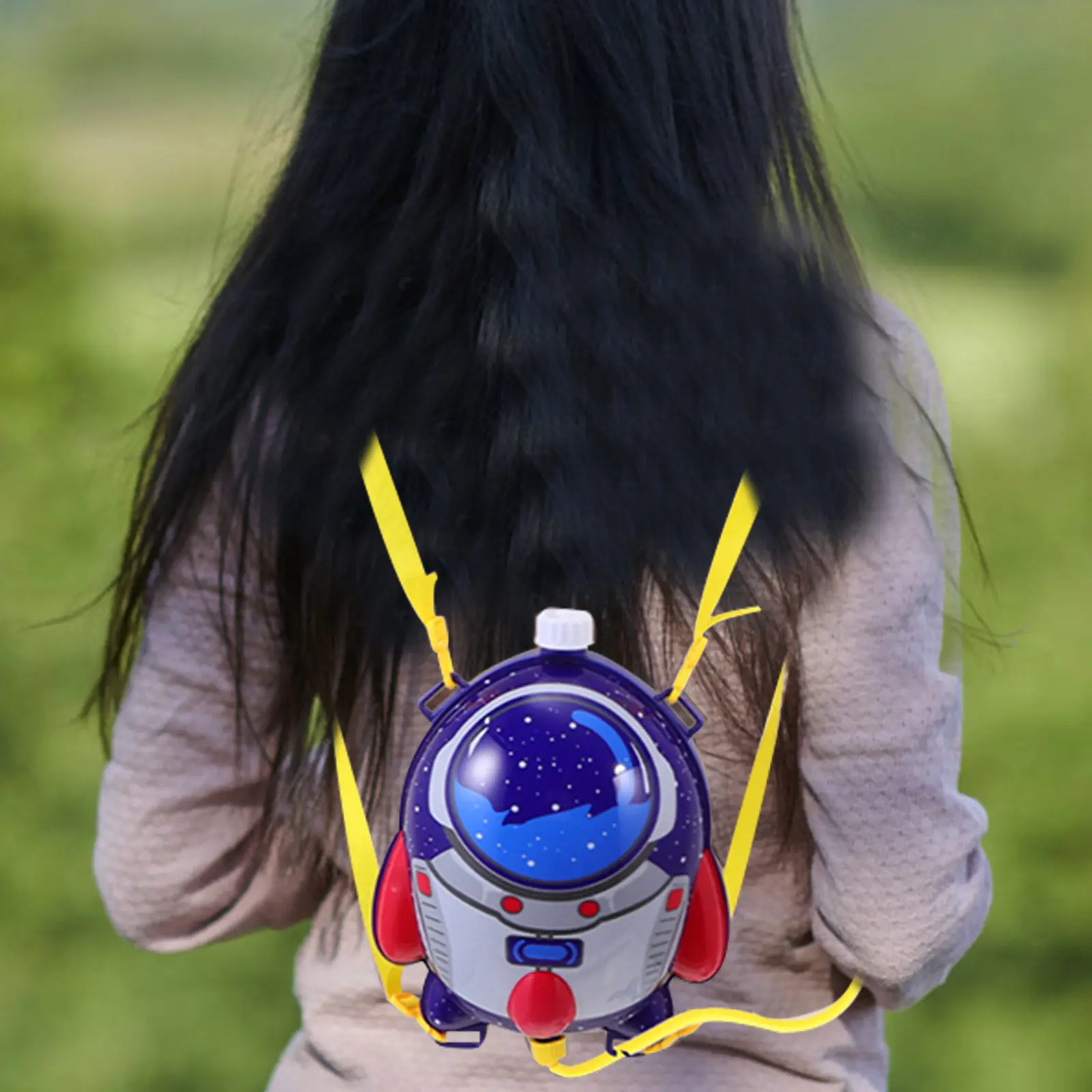 Kids Cartoon Backpack Water Sprayer for Outdoor Pool Play – Long-Range & Durable
