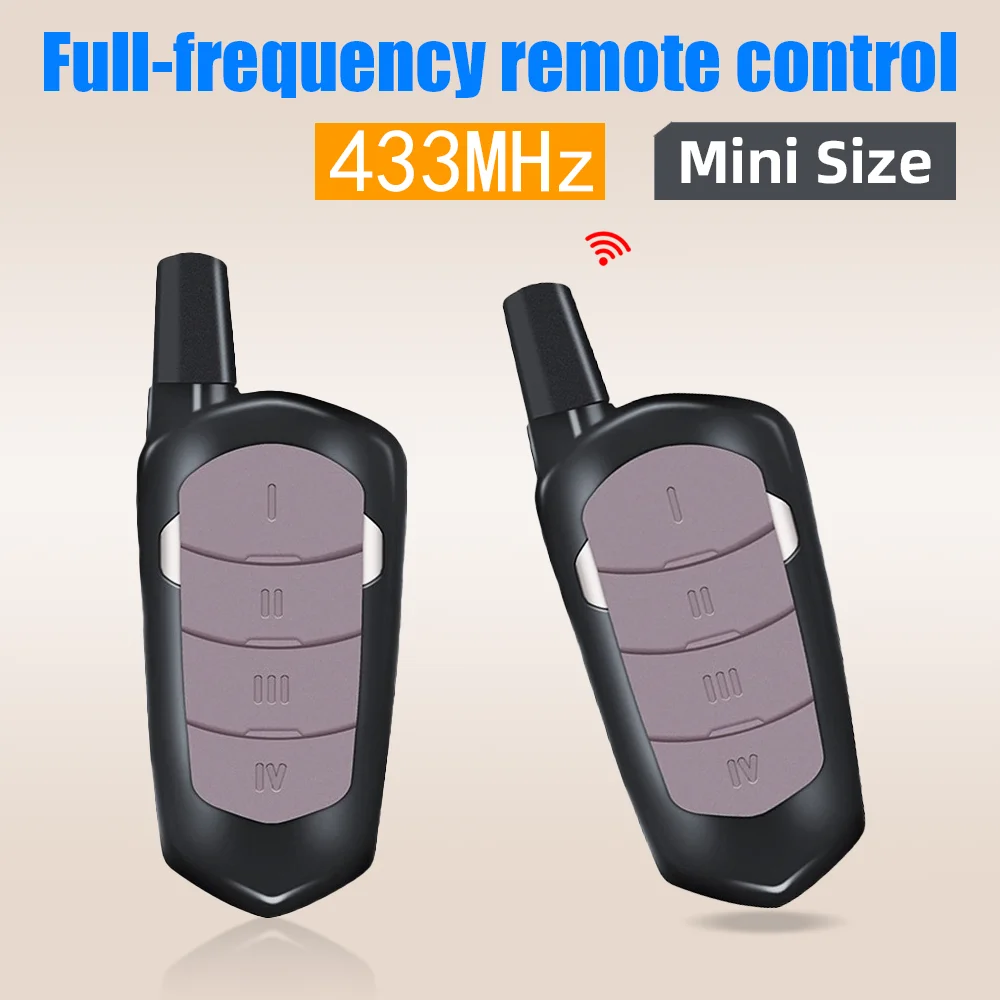 Garage Remote Control Duplicator 433mhz Gate Door Commands Opener 433 92mhz Electric Rolling Code Clone Access Portal Fixed Cod