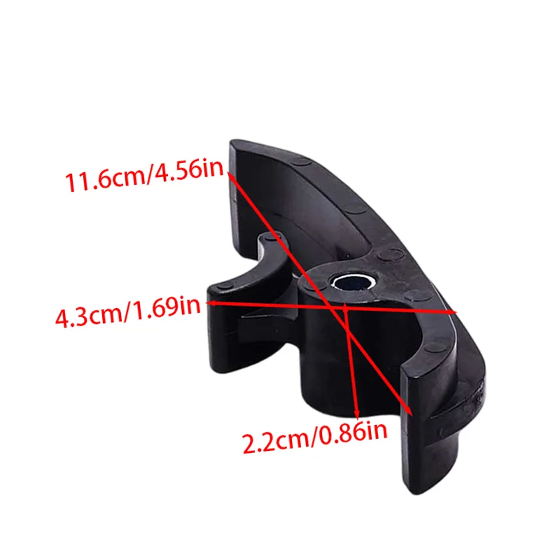 Anti-Wear Chain slider for Off-road Bike Rear Fork, Black Buffer for Smooth Chain Motion