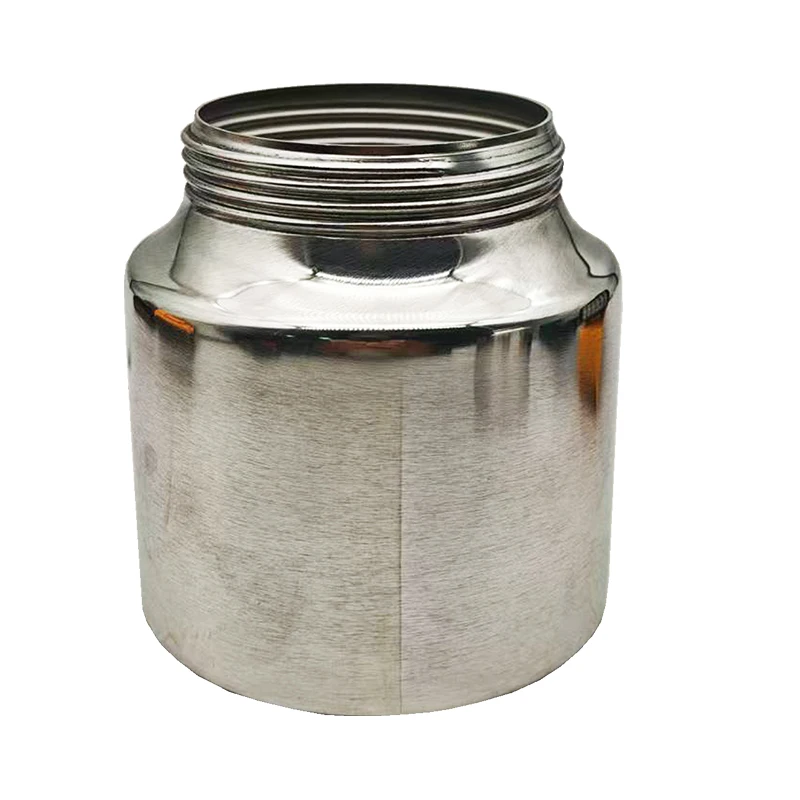 1000ml Spray Gun Spare Parts Accessories Paint Sprayers Bucket Stainless Steel Can Container Repair Window Wall House Bathroom