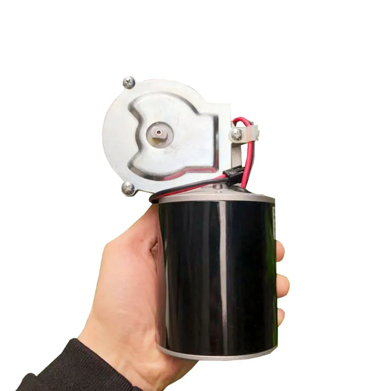 DC24V52 Turn High-power Worm Gear DC Deceleration Motor High Torque Self-locking Forward And Reverse Deceleration Motor
