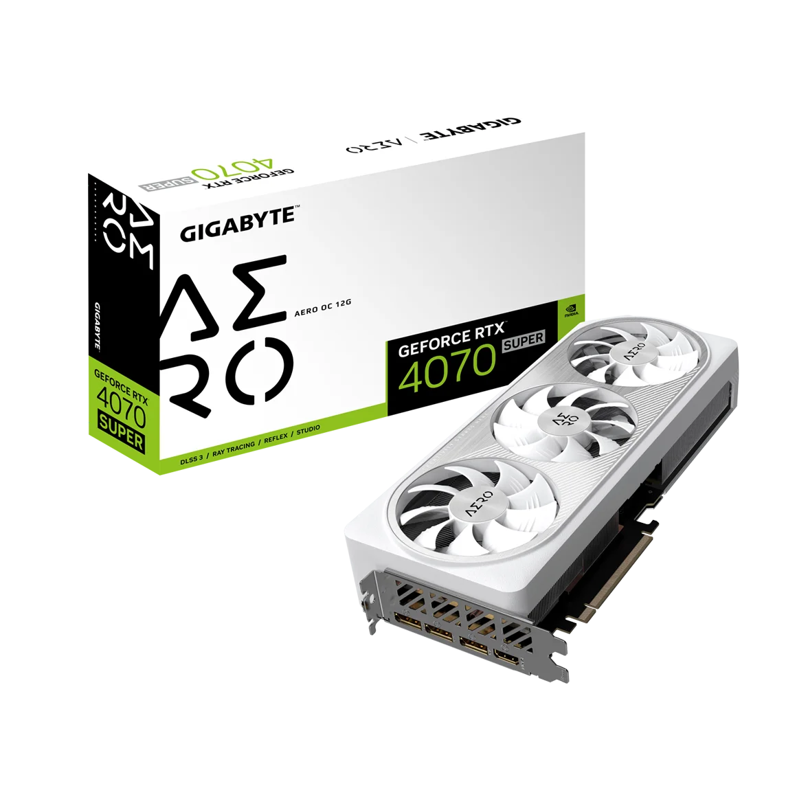 2024 New  GeForce RTX 4070 SUPER AERO OC 12G Gaming Video Cards Gaming GPU RTX 4070 Super