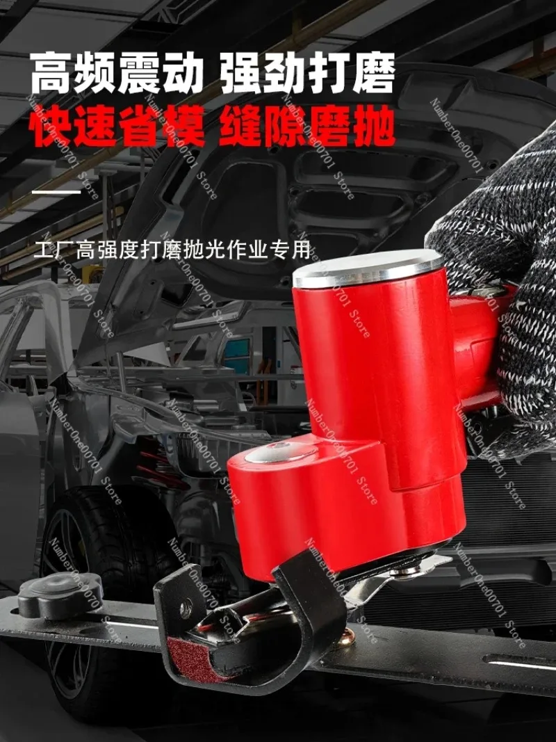 Pneumatic Finger File Sander Reciprocating Air Sanding Tool for Tight Space Polishing Piano Wood