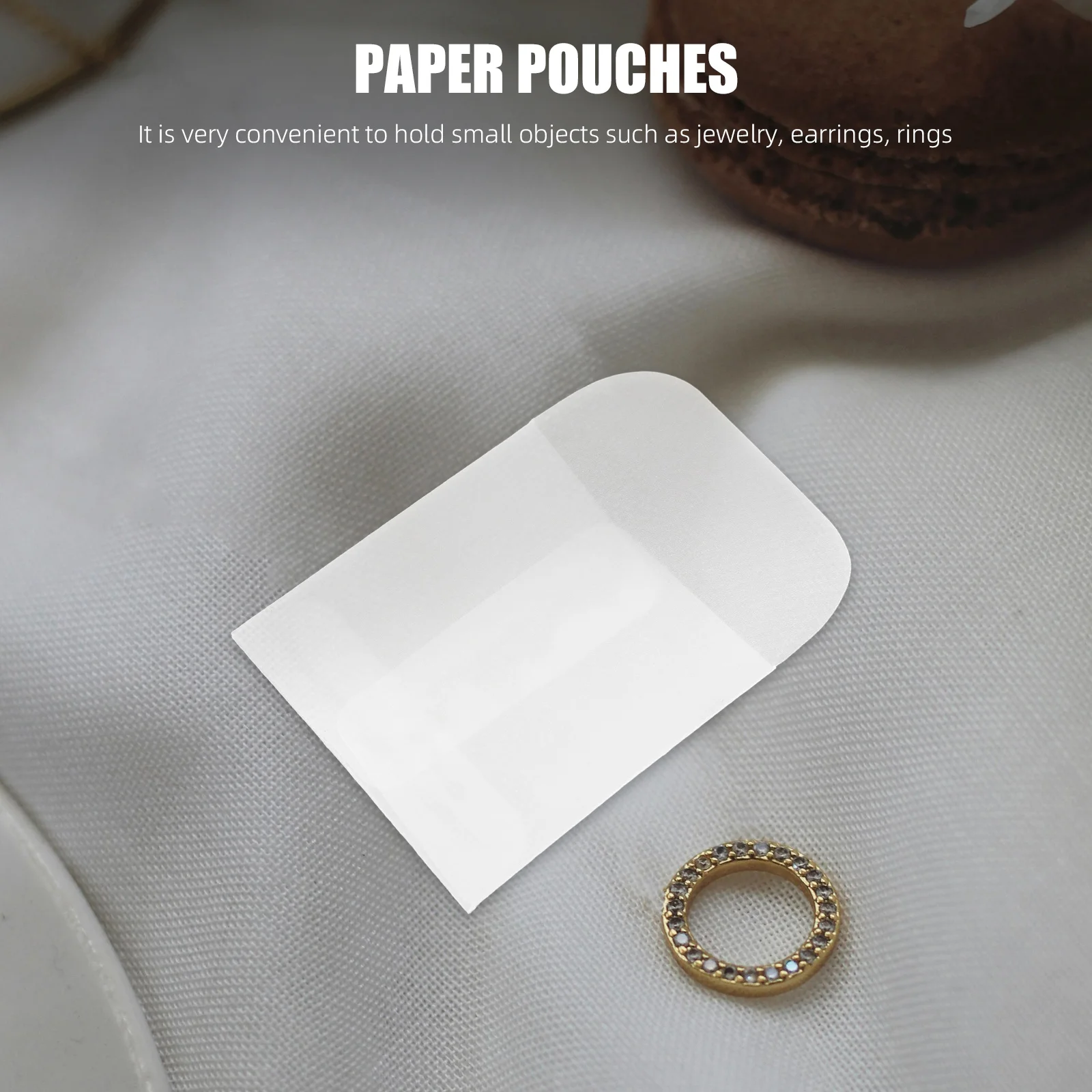 50 Pcs Seed Saving Envelopes Coin Yellow Tea Bag Small Money Stamps Wedding Tip Key Card Miniature